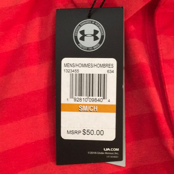 Under Armour ‘Loose Fit’ HeatGear Striped Polo. - Picture 7 of 8